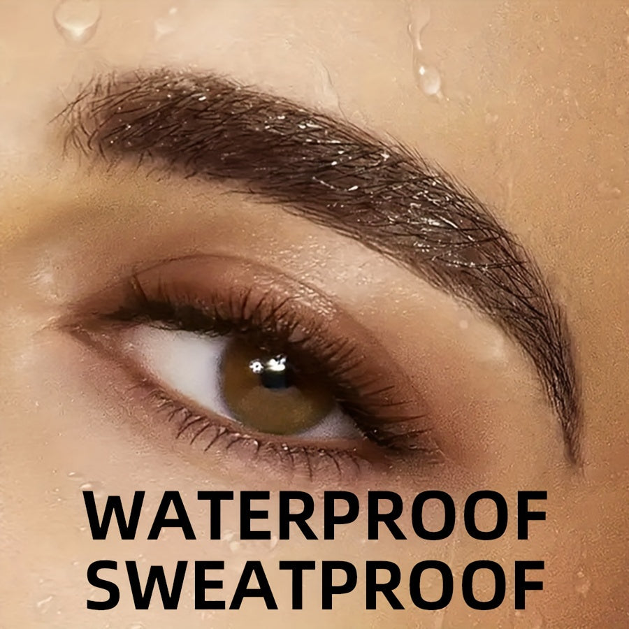 Waterproof Eyebrow Pencil with 4-Split Head for All Skin Types Beginners