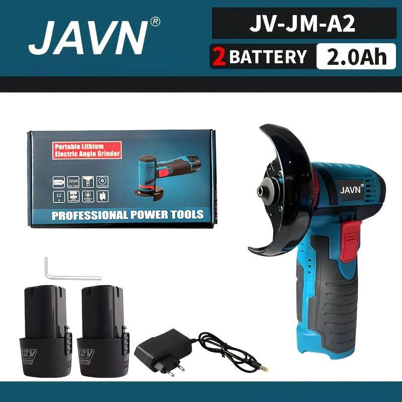 12V Mini Angle Grinder for Wood Metal Plastic 19500rpm Rechargeable Battery