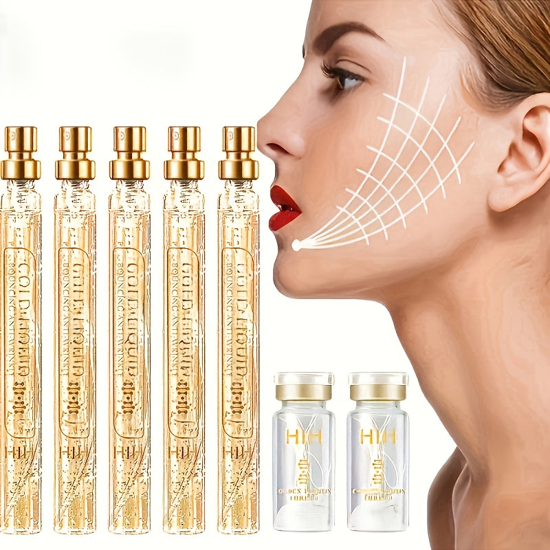 Collagen Skin Lifting Set with Protein Thread Serum for Moisturizing and Firming