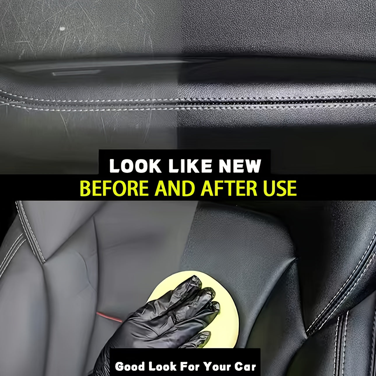 Cera de brillo y protección para neumáticos universal - Recubrimiento de brillo negro para coches