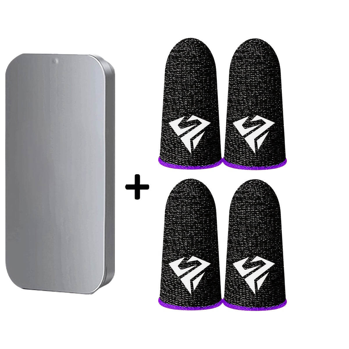 Gaming Finger Sleeve Anti-Sweat Breathable Carbon Fiber for Mobile Games