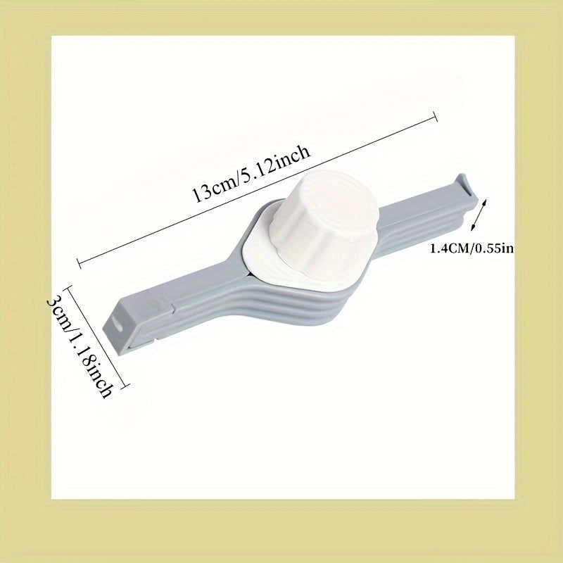 3-Pack Plastic Kitchen Storage Clips with Pour Spout for Food Sealing