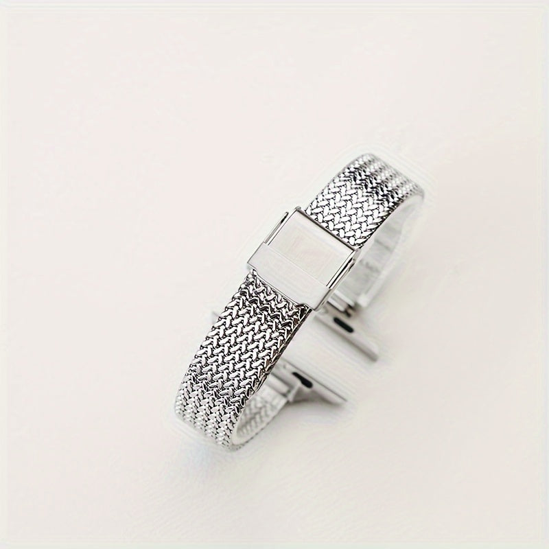 Women's Stainless Steel Mesh Watch Strap for iWatch 8/7/6/5/4/3/2/SE 38mm 40mm 42mm 49mm