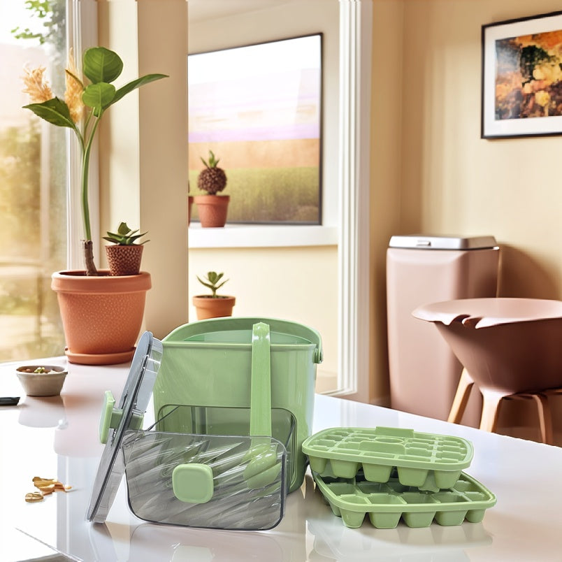 Large Ice Maker 25-Cube Food-Grade Portable Outdoor Summer Kitchen