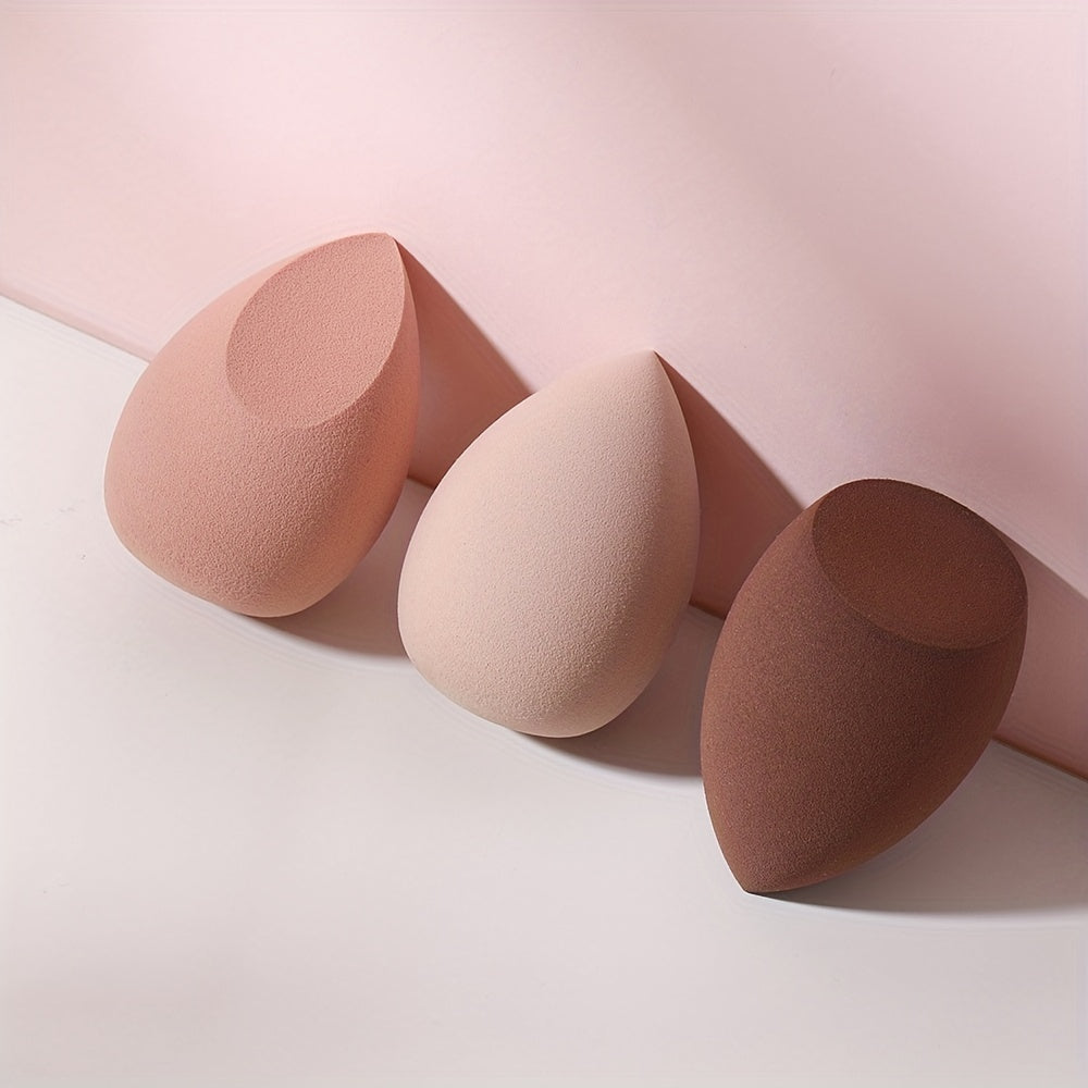 3-Piece Makeup Sponge Set Blenders for Powder and Foundation