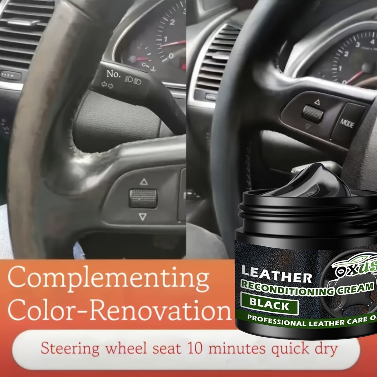 Car Interior Renovation Wax Leather Plastic Polishing Coating Cream