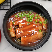 Традиционная марокканская тажинница с керамической крышкой и эмалированным чугунным основанием, подходит для газовых плит, идеально подходит для приготовления вкусных блюд.