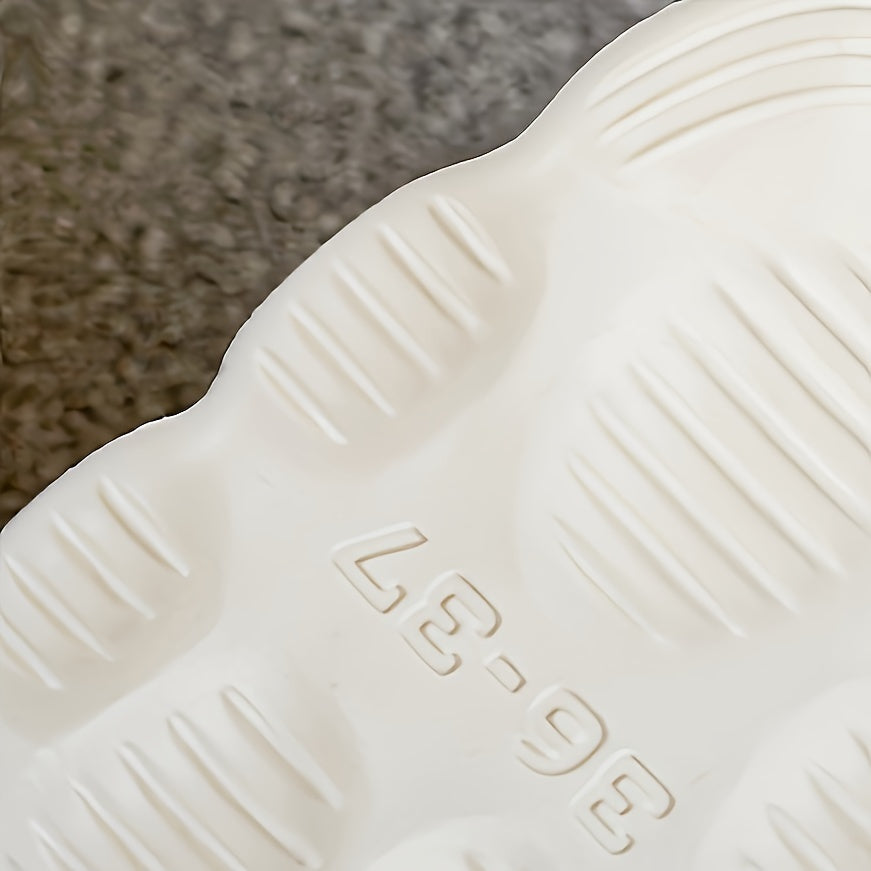 Women’s Linen Open Toe Slippers with Cute Dog Design Indoor Comfort