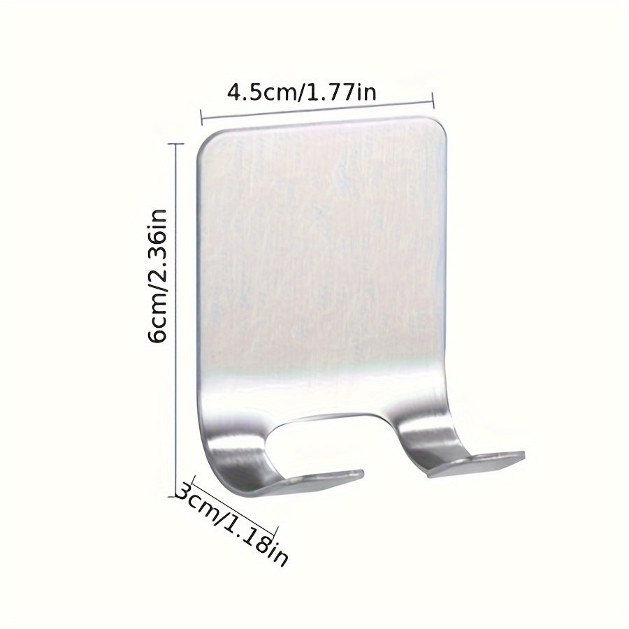 Suv o'tkazmaydigan o'z-o'zidan yopishadigan qiruvchi ushlagichlar - hammom va oshxona tartibi uchun ideal, qiruvchi, sochiq va aksessuarlarni ushlab turishi mumkin.