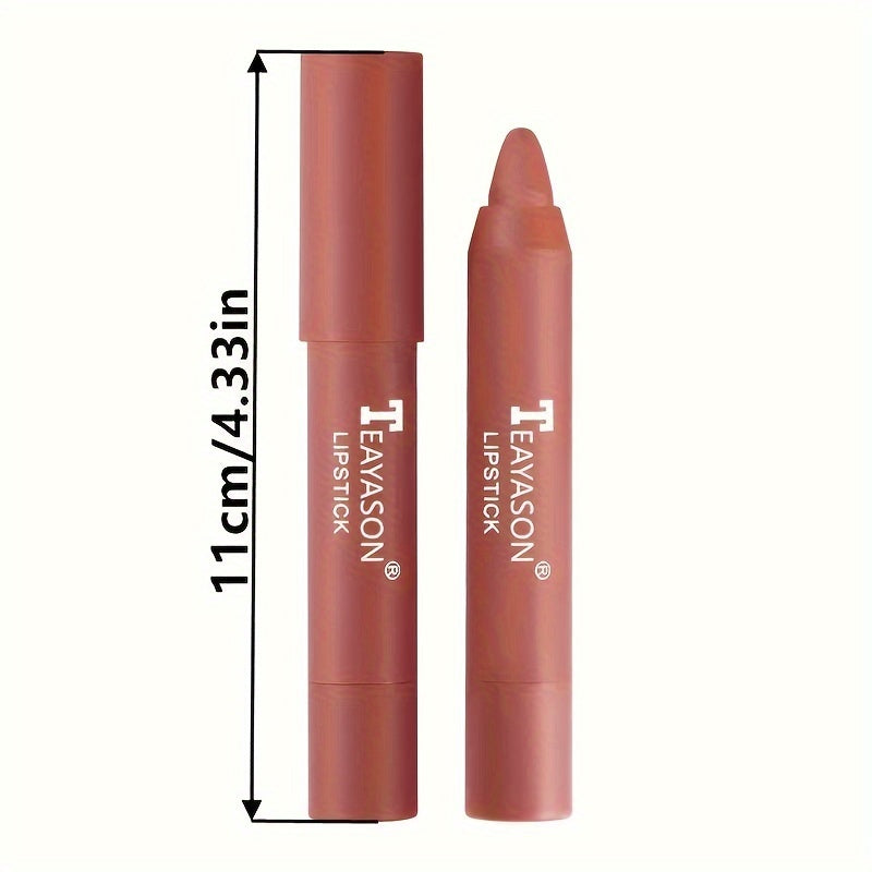 3-Piece Nude Matte Lip Set Long Lasting Natural Lipstick Lip Liner for All Skins
