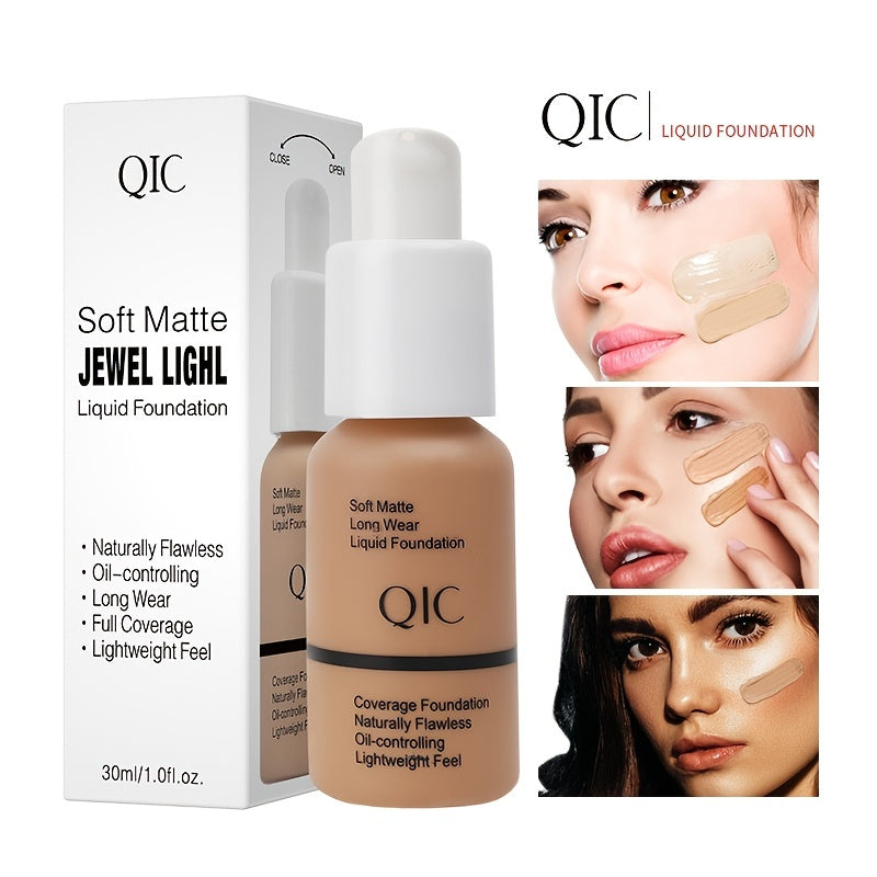 Women Full Coverage Oil-Control Foundation Waterproof Concealer