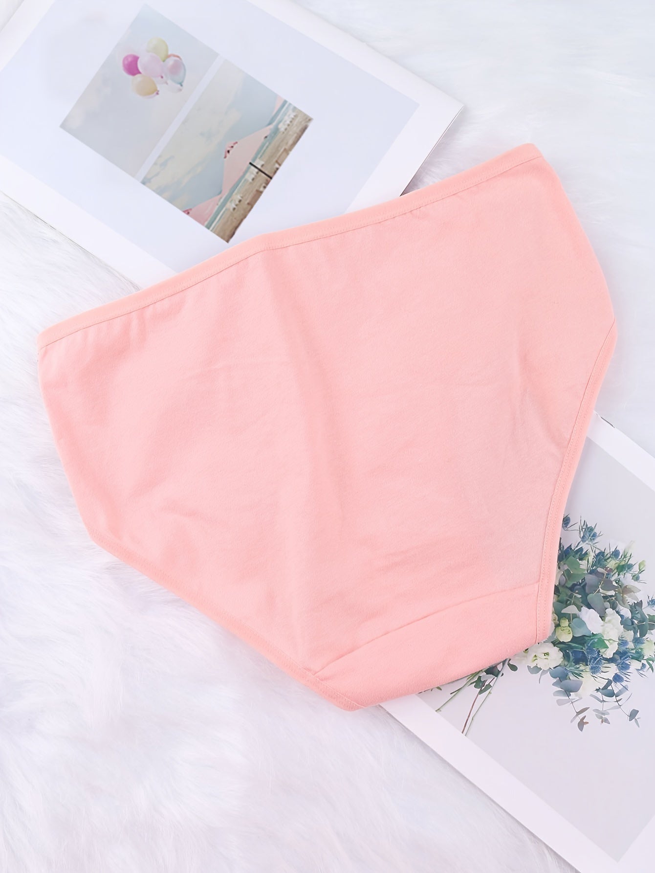 High Waist Print Briefs for Women Stretchy Breathable Intimates