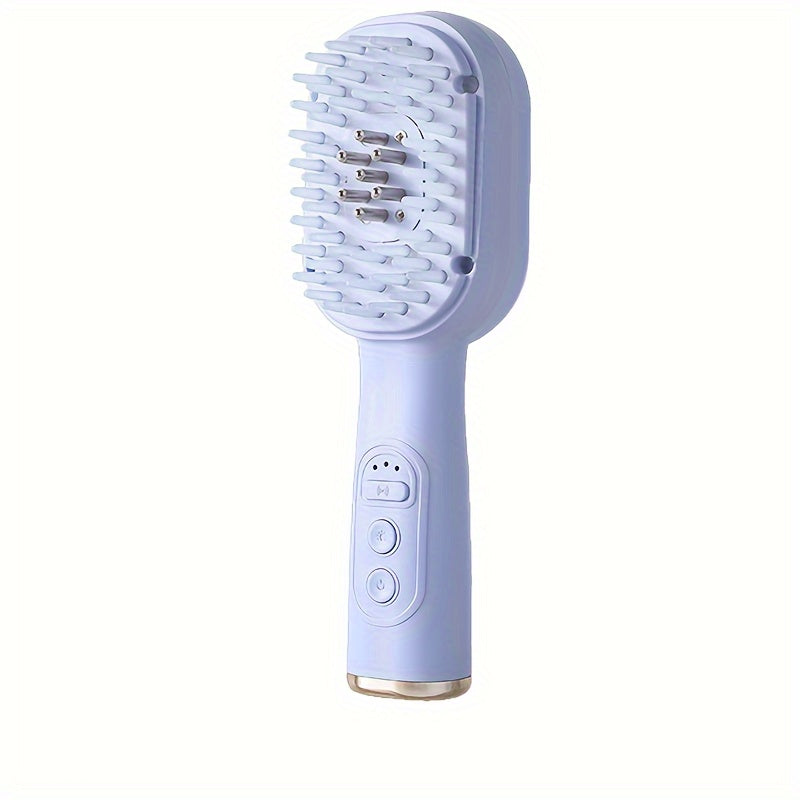 Electric Head Massager with Heating Vibration and Rechargeable Battery