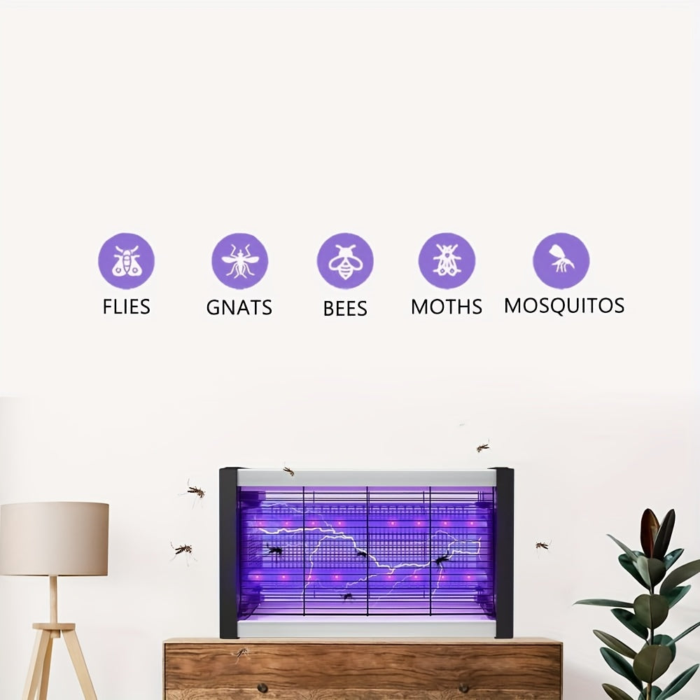 Indoor Modern LED Mosquito Killer Lamp Wall Mount Silent Insect Trap