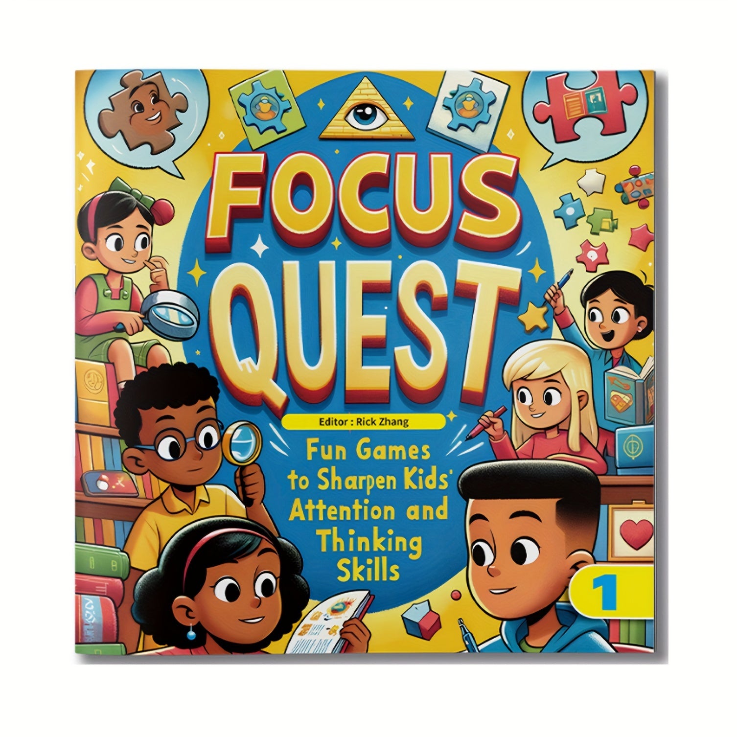 Children's Educational Chapter Book for Kids Age 5 Focus Cognitive Skills Learning