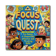 Children's Educational Chapter Book for Kids Age 5 Focus Cognitive Skills Learning