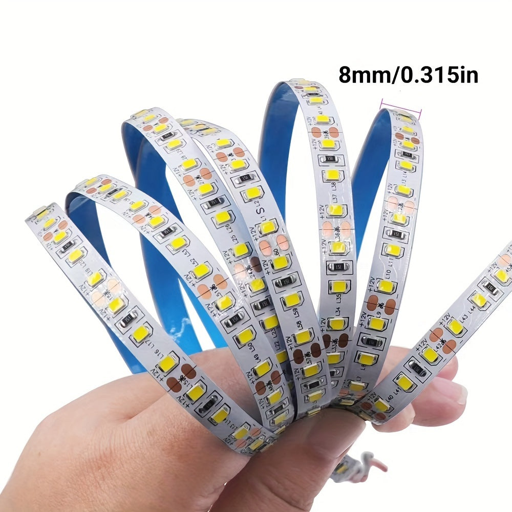 5m LED Strip Lights Warm White Daylight White for Bedroom Kitchen Cabinet Holiday Decor