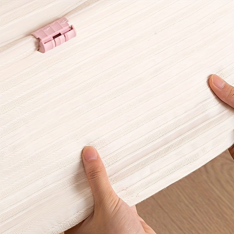 Set of 6 Invisible Bed Sheet Holders Non-Slip Tangle-Free Secure Sleep