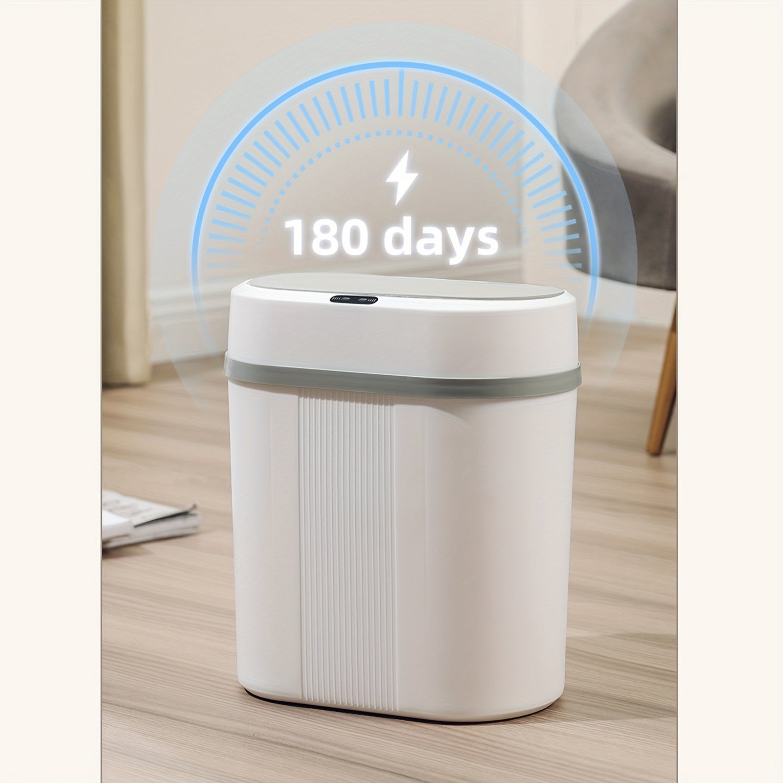 12L Touchless Trash Can with Sensor Battery Operated Kitchen Bathroom Office