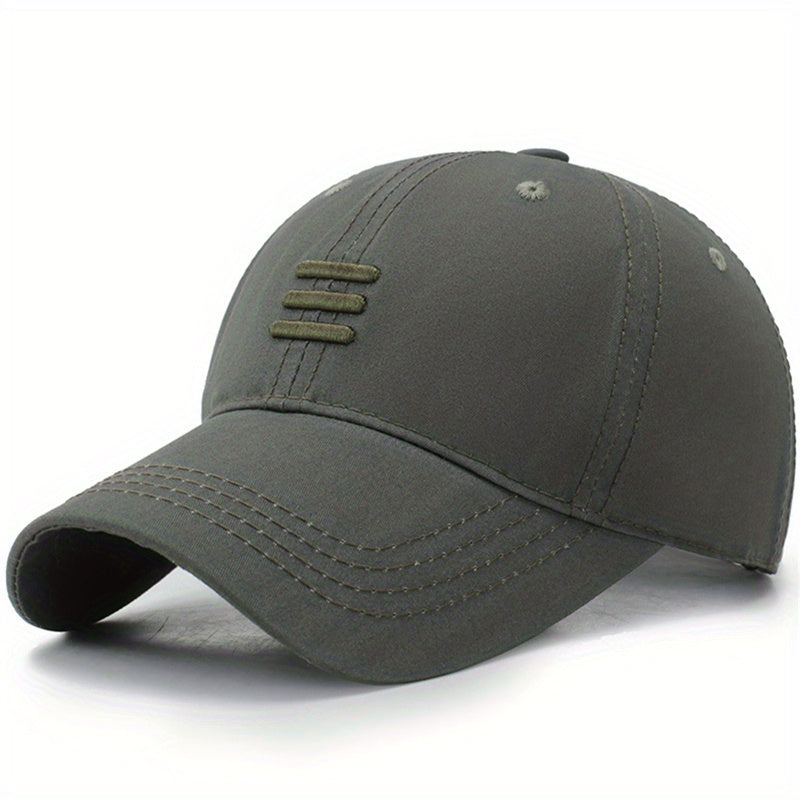 Men's Adjustable Outdoor Baseball Cap Sun Protection for Travel and Beach