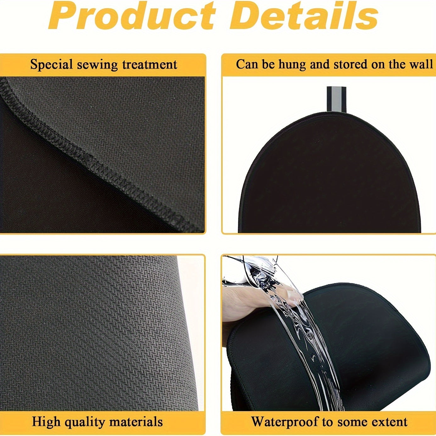 5-8 kvartli bowl-lift stand mikserlari uchun slayd mat, reflektiv lenta, sirpanmaydigan pad va mustahkam tikilgan qirra bilan. Mikser brendlari bilan mos keladi, 4.5-5 kvartli tilt-head mikserlar uchun joyni tejaydi.