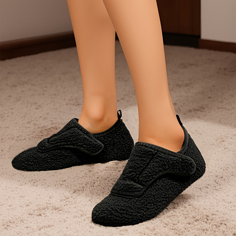 Ayollar uchun issiq plaid naqshli, plush qoplamali ichki chanoq kiyimlari