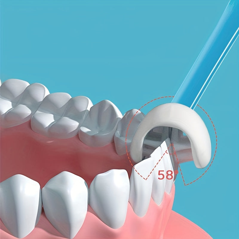U-shakl silikon tish cho'tkasi oziq-ovqat sifatli yumshoq bosh sayohat uchun stomatologik parvarish