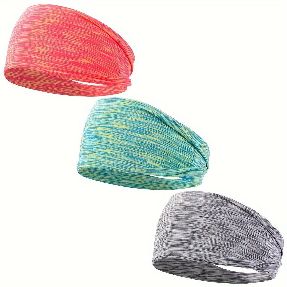 Uniseks polyesterli teri chiqaruvchi chiziqli boshqalari 3-to'plam yugurish, sport zalida, yoga uchun