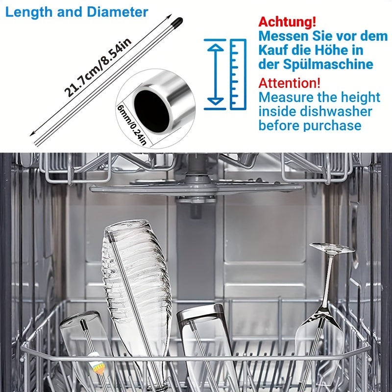 10 dona 8.54 dyuymli idish yuvish mashinasining drenaj qafasi, zanglamaydigan po'latdan o'rnatuvchilar bilan 1 dona 7.87 dyuymli idish savat to'plami