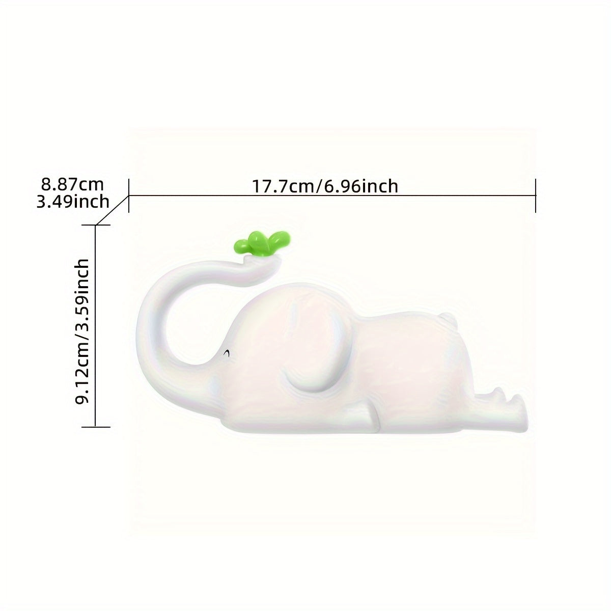 Elephant Night Light Silicone USB Rechargeable Soft Lamp for Sleeping and Hotel Use