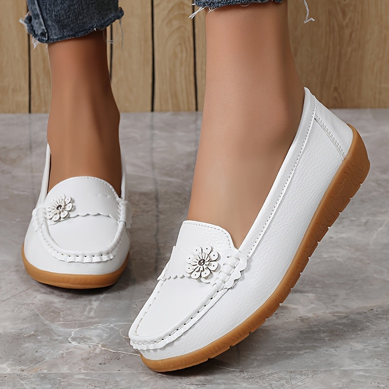 Women's Slip-Resistant Casual Flats Large Size Soft TPR Sole