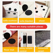 Set of 12 Non-Slip Rug Grips for Carpet and Floor Mats, Strong Adhesive Nylon