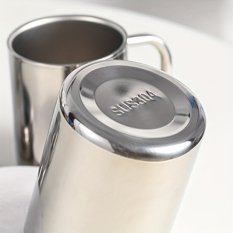 Stainless Steel Coffee Mug with Lid Double Wall Insulation Drinkware Gift
