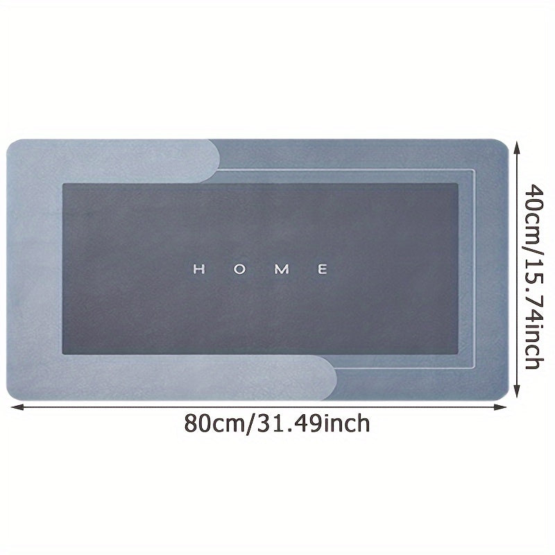 Ultra-absorbent 1 dona Diatom Loy Oshxona Gilami tabiiy kauchuk asosida, sirpanmaydigan yuzasi, tozalash oson. Oshxonalar, hammomlar, kirish joylari uchun mukammal. Qora rangda va bir nechta o'lchamlarda mavjud. Pol uchun ajoyib.