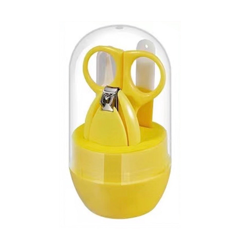 Baby Grooming Kit for Infants with Nail Clipper Scissors Nail File and Tweezer