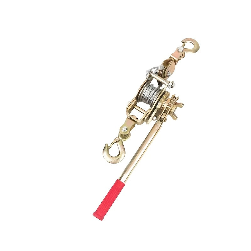 Heavy Duty Hand Winch 1/2/4 Ton with Steel Cable and Double Gear Mechanism