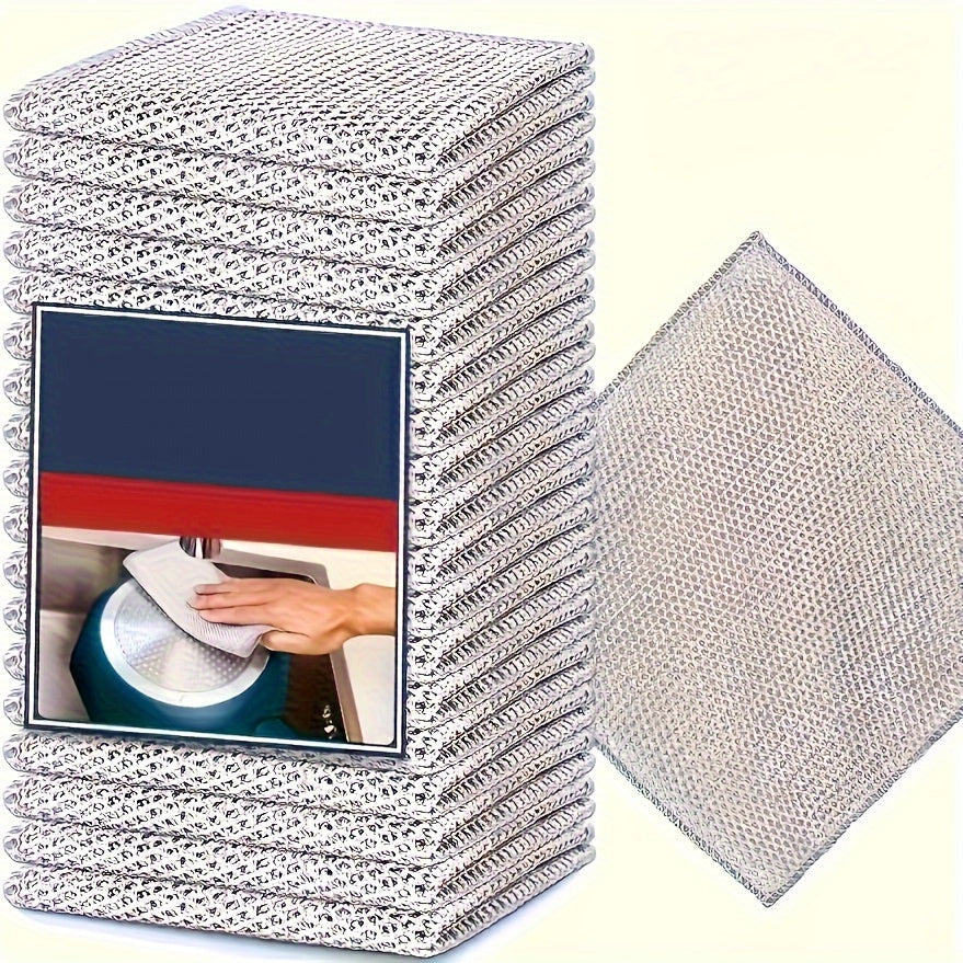 Tozalash matolari to'plami 12/18 Non-Stick Mesh uchun pechka, lavabo va qozonni yuvish