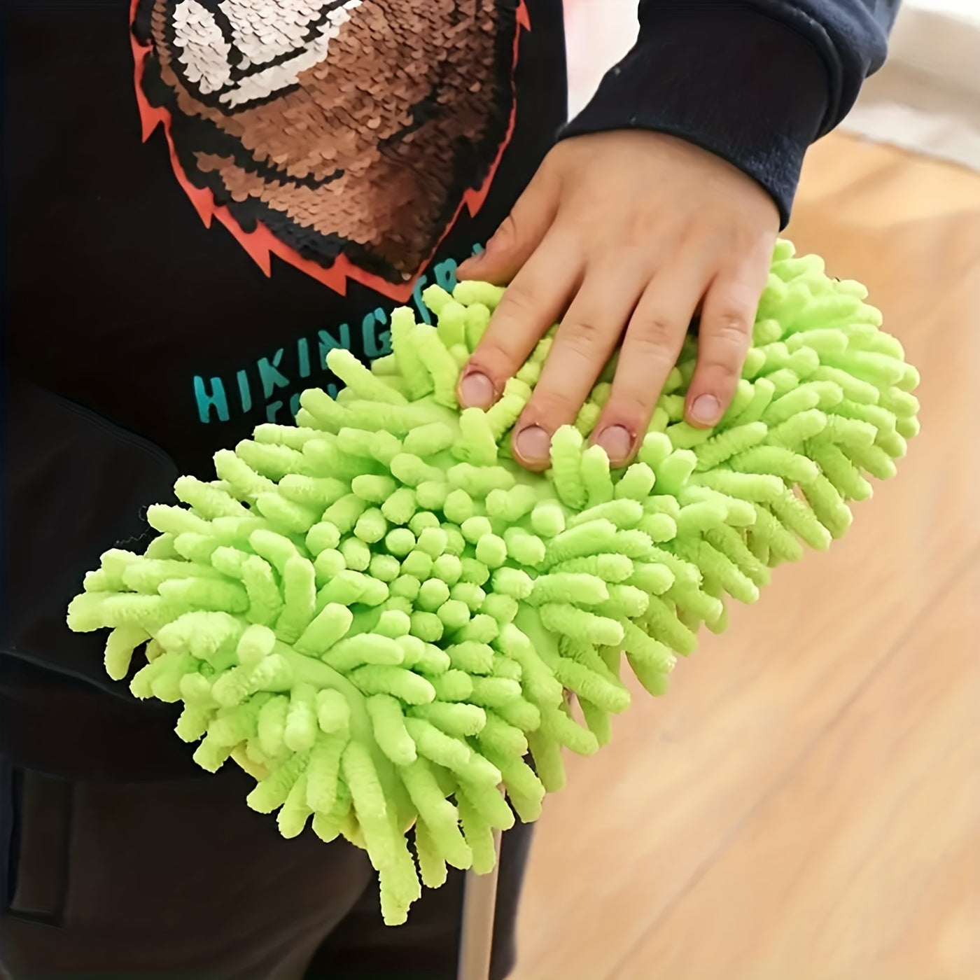 Mini Cartoon Mop Toy for Floor Cleaning, Portable, Wet and Dry Use