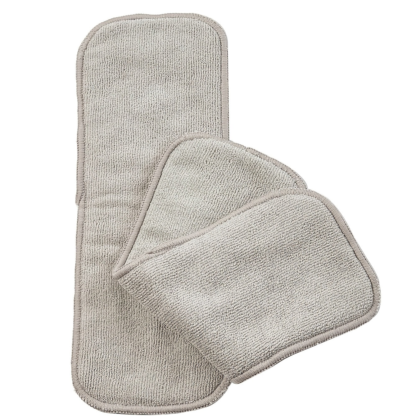 Washable Diaper Pads 5 Pack with 3 Layers Ultra-Absorbent 35x13.5cm for Cloth Diapers