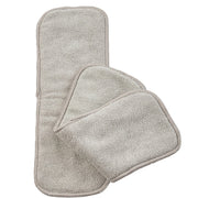 Washable Diaper Pads 5 Pack with 3 Layers Ultra-Absorbent 35x13.5cm for Cloth Diapers