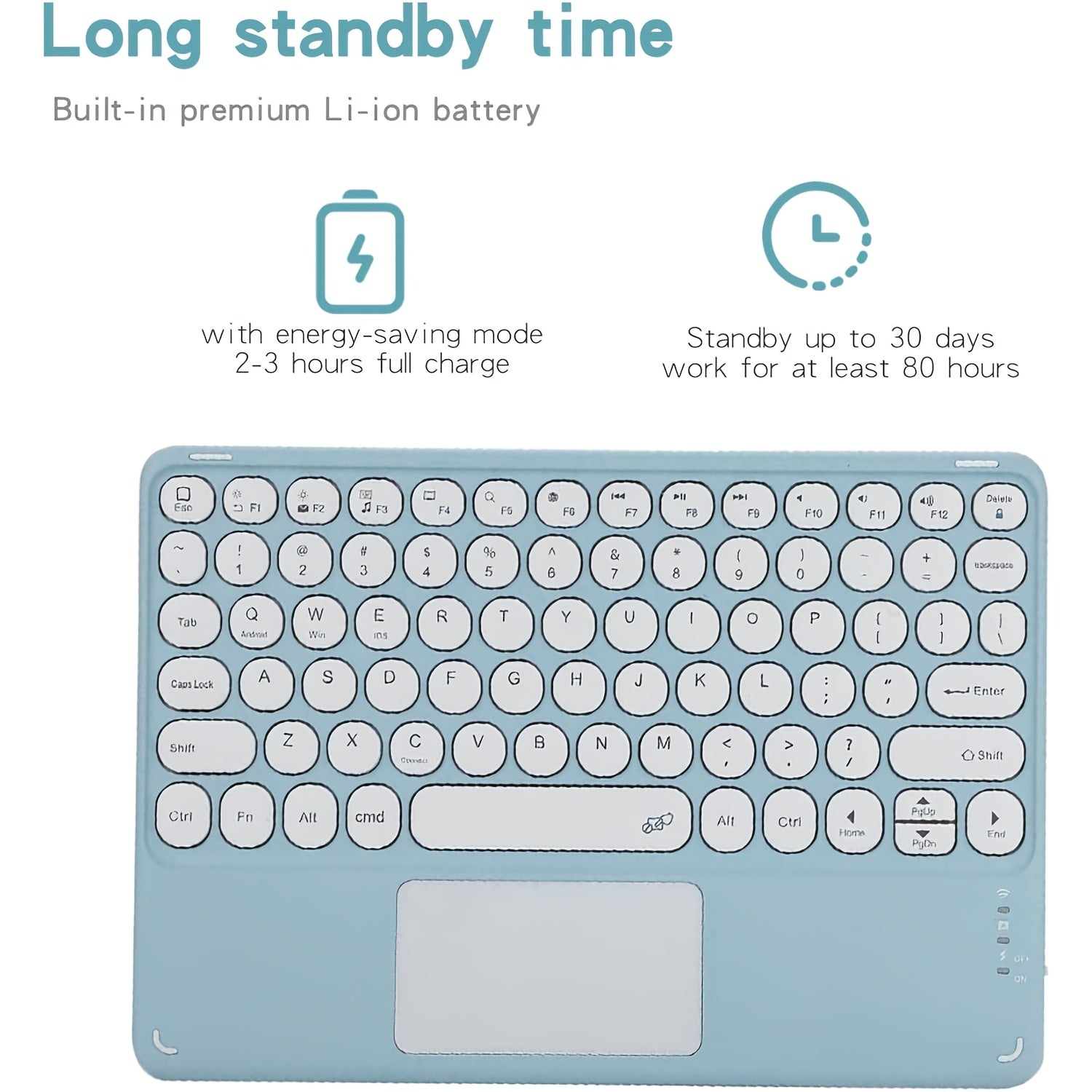 Galaxy Tab A9 Plus 27.94cm 2023 and Galaxy S9 FE/S9/S8/S7 Keyboard Case with Multi-Touch Trackpad Detachable Keyboard Auto Sleep Wake Smart Folio with S Pen Holder