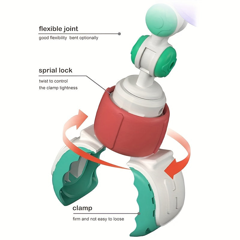 Игрушечная кроватка с колокольчиком для новорожденных, подходит для детей от 0 до 1 года, может быть подвешена на автомобильные кресла безопасности или детские коляски для комфорта и обучения.