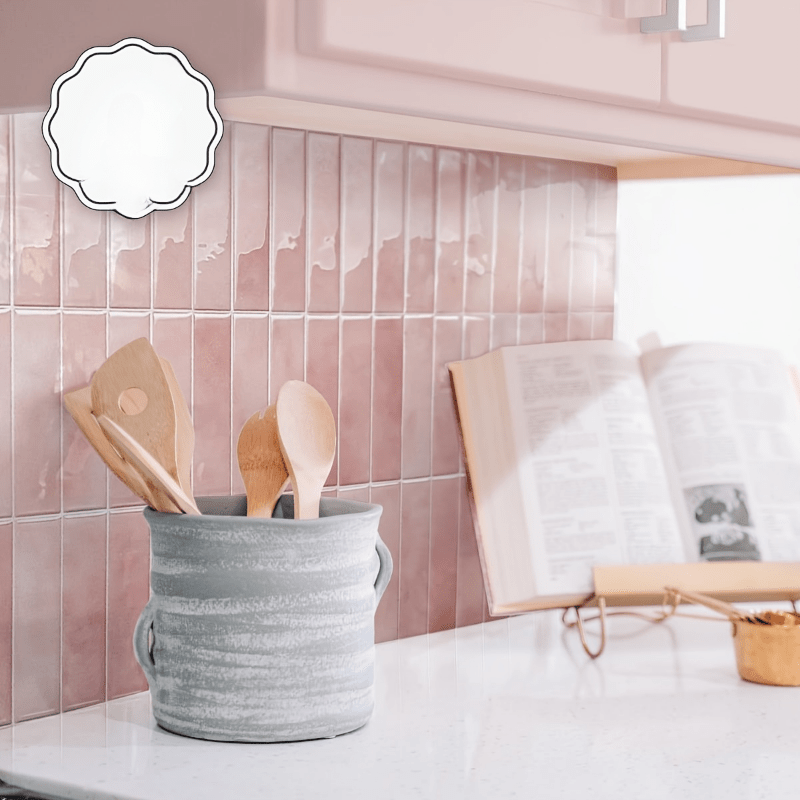 3D Self-Adhesive PET Tile Wall Stickers Waterproof Anti-Mold Oil-Resistant for Kitchen Bathroom Living Room