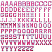 Iron-On Patches for Hats Shoes Backpacks and Jackets Letters and Numbers