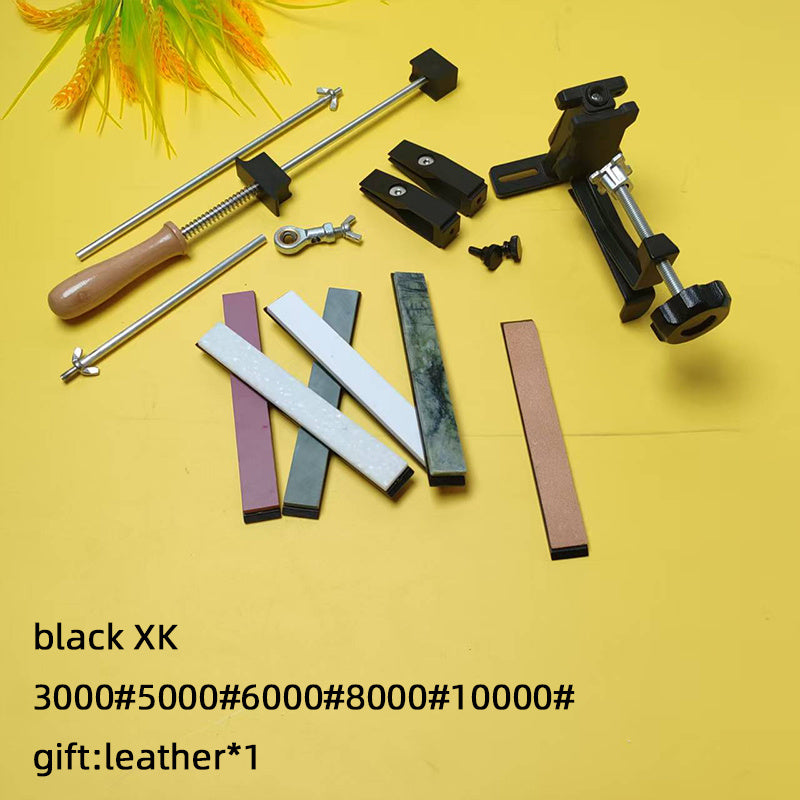 360° burilishli, qattiq burchakli pichoq silliqlash uchun oshxona uchun mo'ljallangan