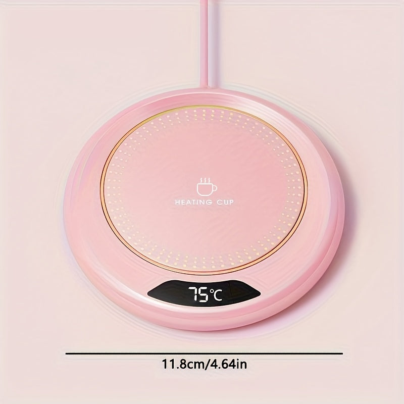 Подогреваемая подставка для чашки с 3 настройками температуры для офиса, кемпинга, кухни