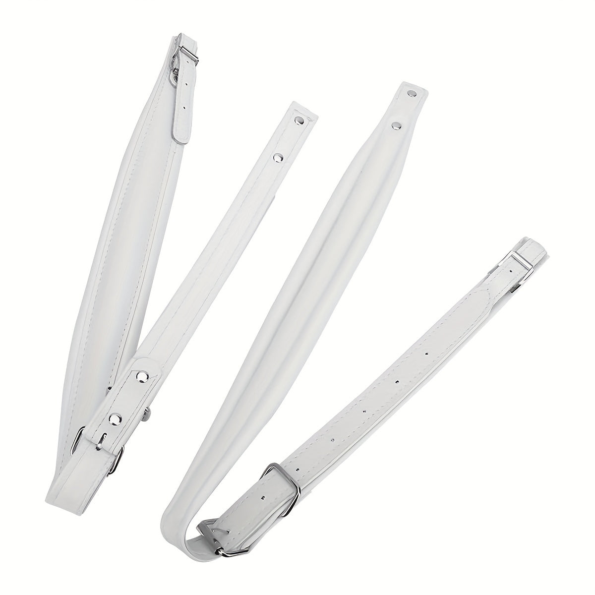 Adjustable Faux Leather Accordion Strap for 16-120 Bass Instruments Black