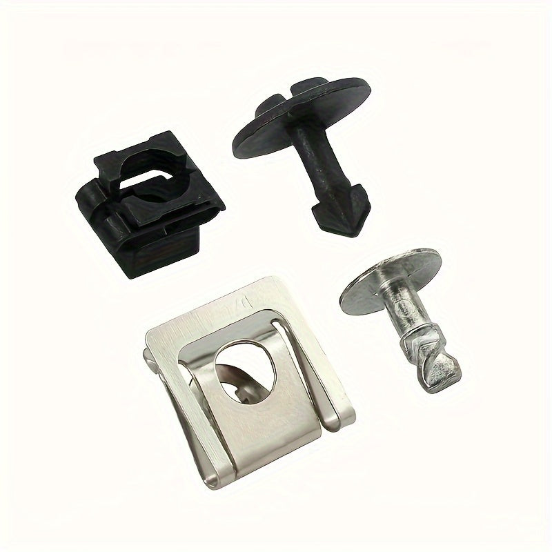 20Pcs Car Under Cover Fastener Clips with Screws for Vehicles