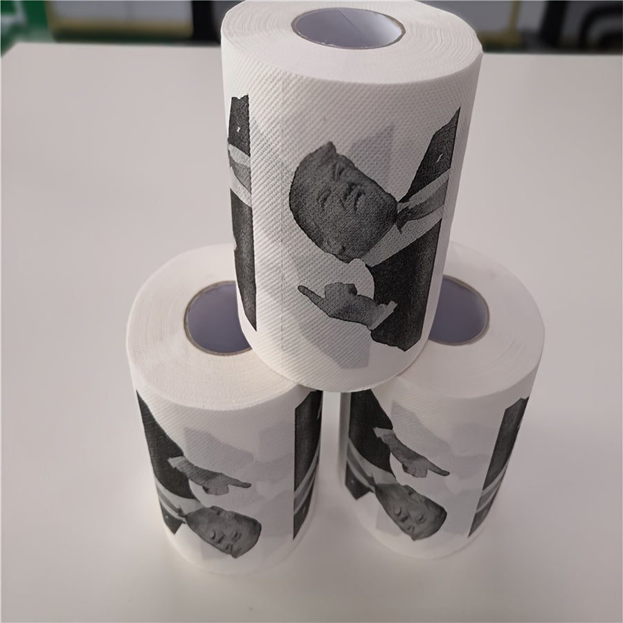 Soft & Strong Trump-Themed Toilet Paper 2-Ply for Public Restrooms and Hotels