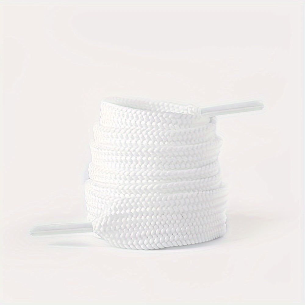 Flat Shoelaces with PVC Tips for Sneakers Casual and Outdoor Shoes